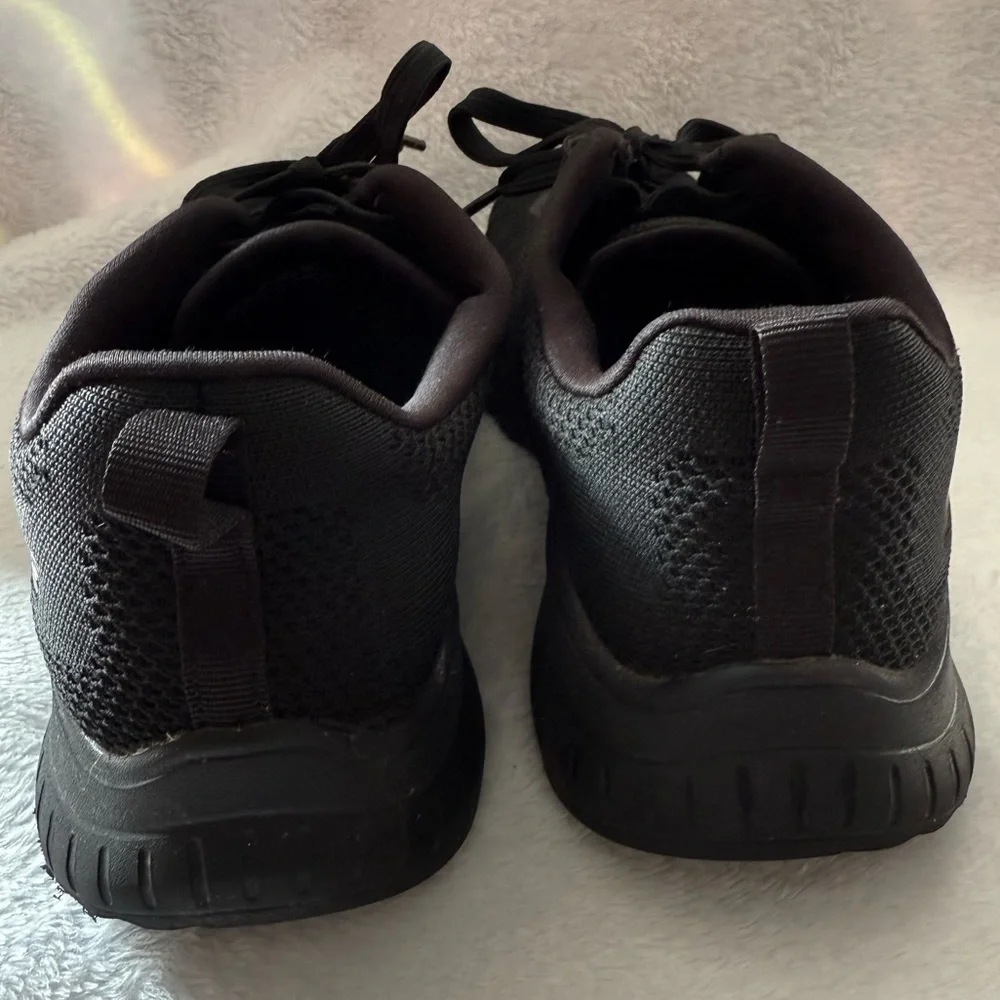 Skechers Bobs Black Athletic‎ Women’s Shoes Size 7.5W Lace Up Whimsigoth Sneaker